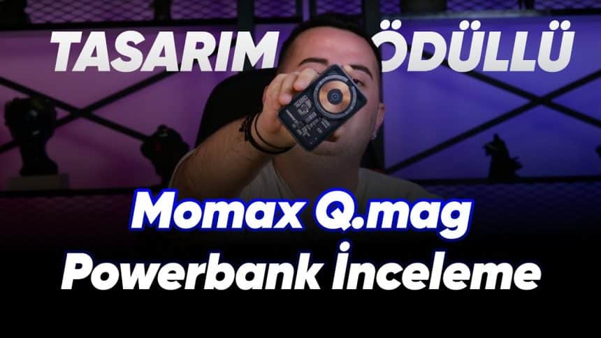 Tasarım Ödüllü Momax Q.mag Wireless Powerbank!